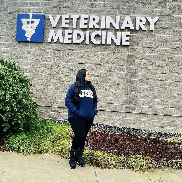 Milena na UC Davis School of Veterinary Medicine
